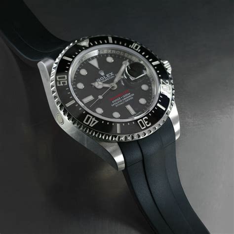 rolex 43 seadweller rubber strap.